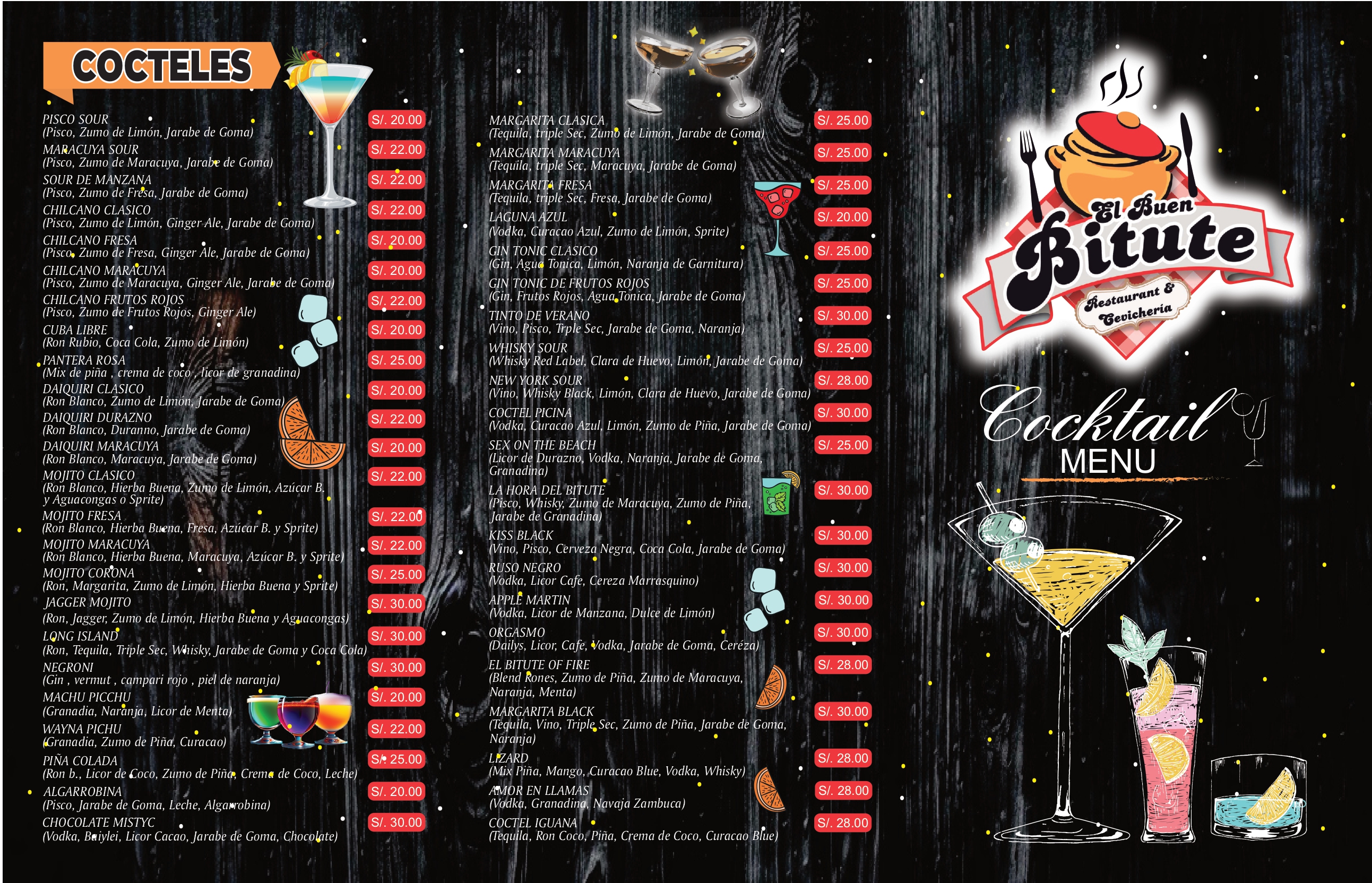 Carta de Tragos 1